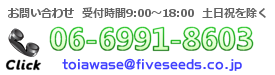 ₢킹F06-6991-8603^[Ftoiawase@fiveseeds.co.jp